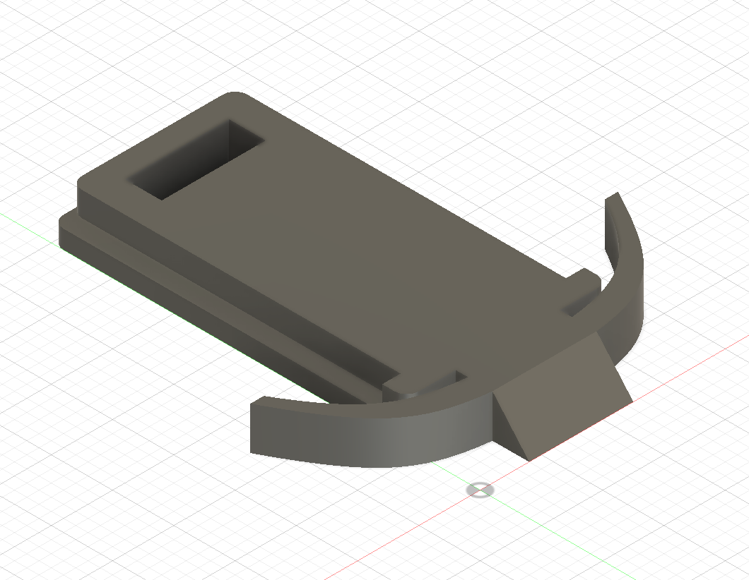DIN rail latch for Unitronics Samba 3.5" PLC+HMI