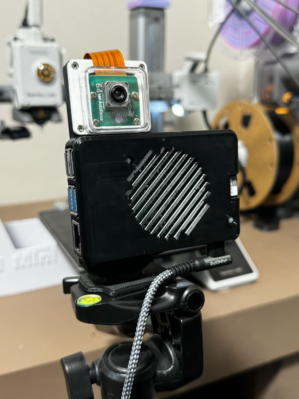 Pi 5 Case Remix (tripod/camera)