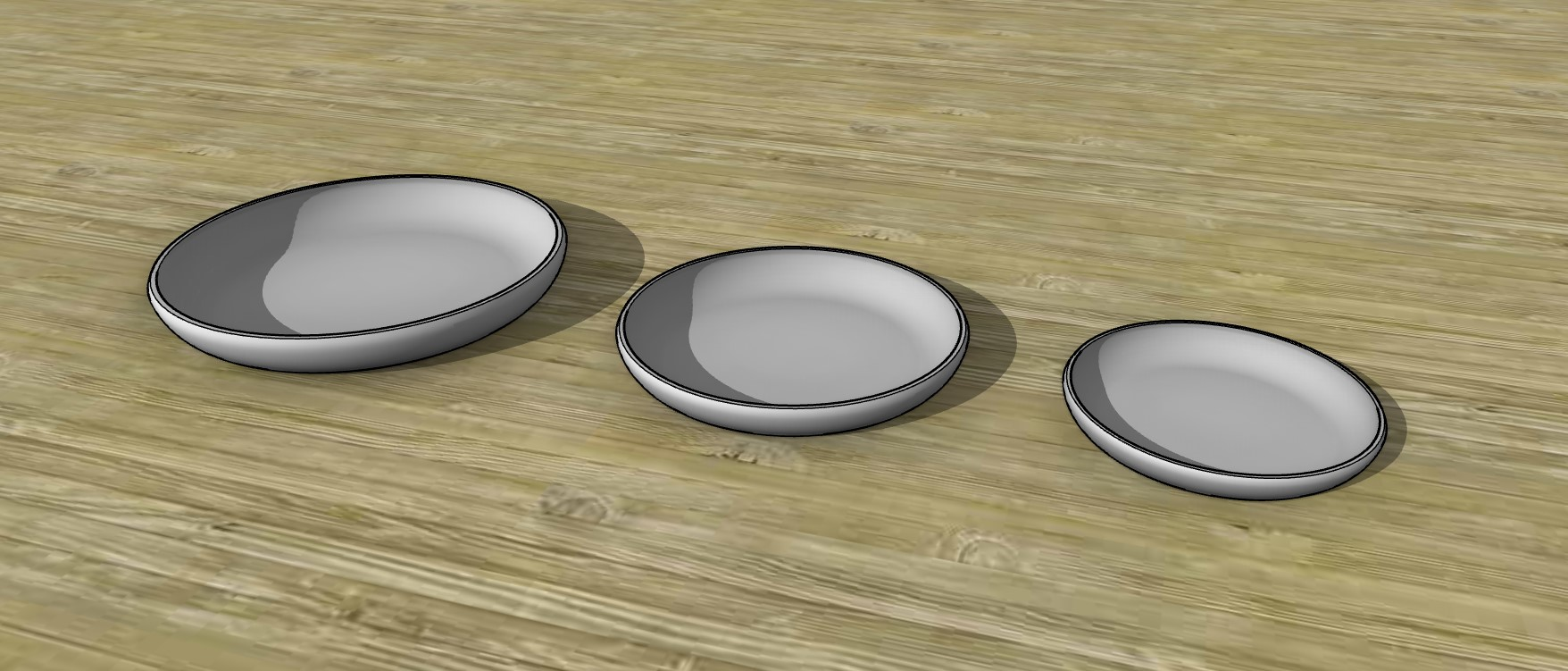simple flat bowl | smooth