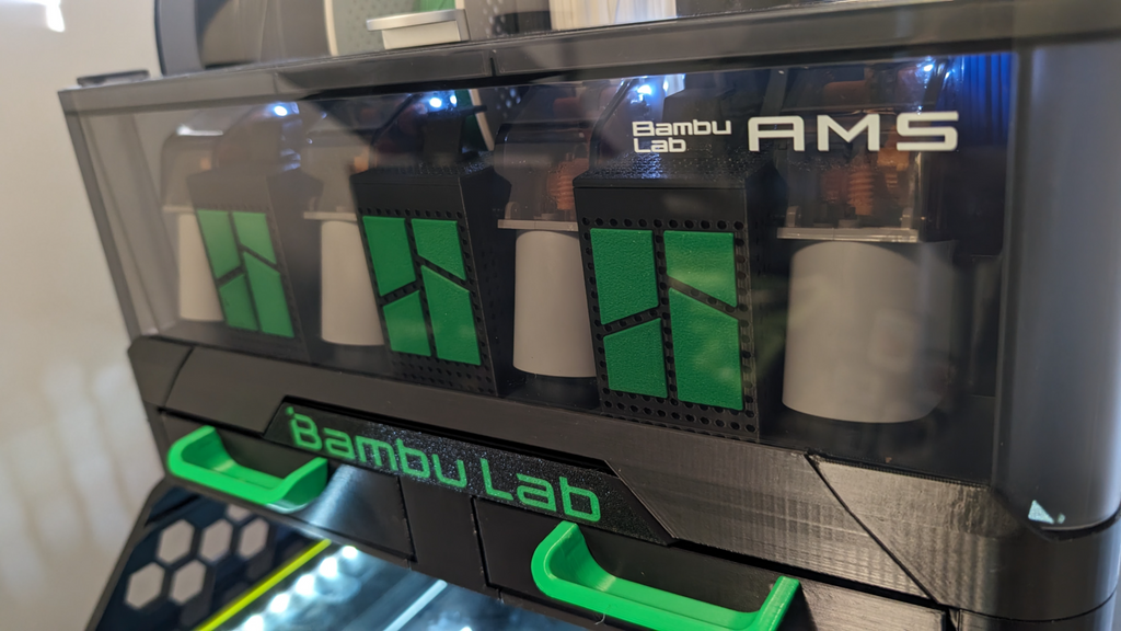 V3 AMS Silica Gel Box Bambulab P1P P1S X1C updated