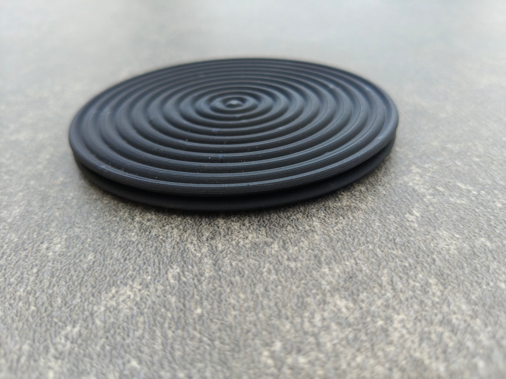 Stackable coaster with feet