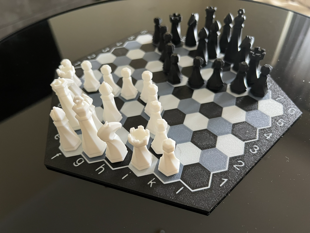 Hexagonal Chess Set