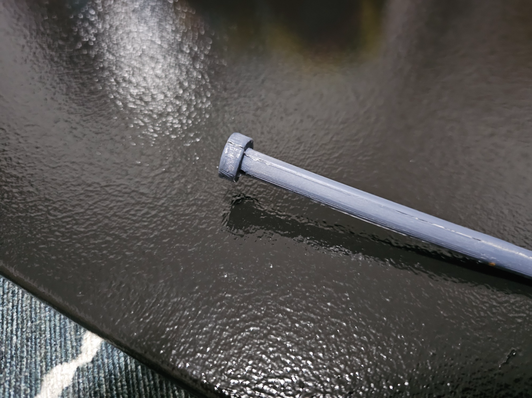 Knitting needles 180mm with butted end