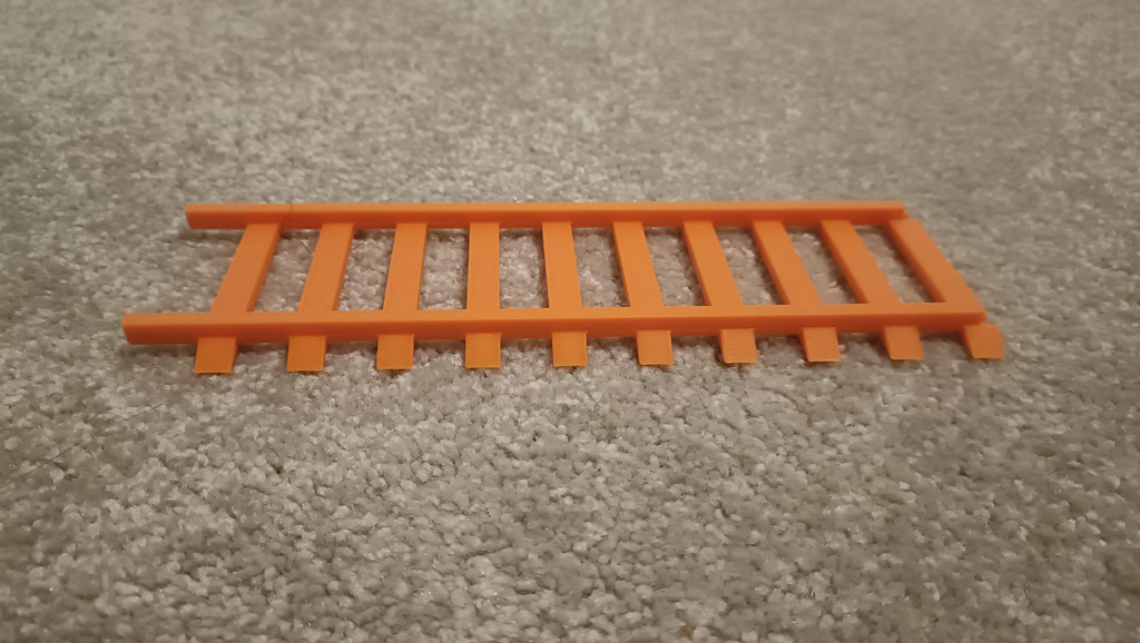 Straight Train Track