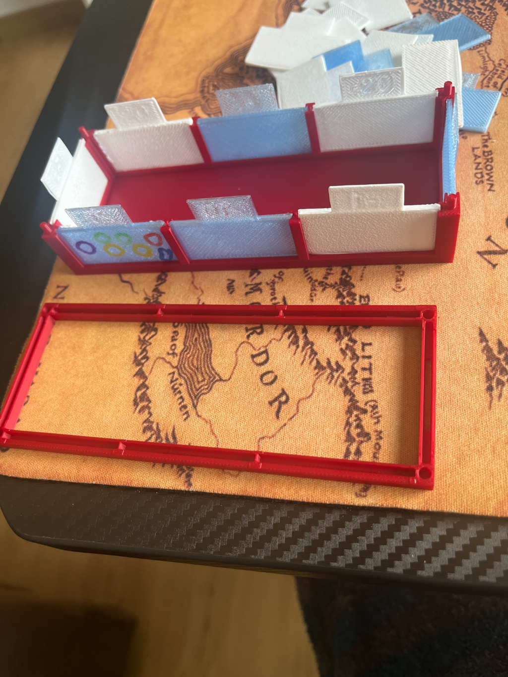 Caja para reutilizar laminas de velocidad de flujo