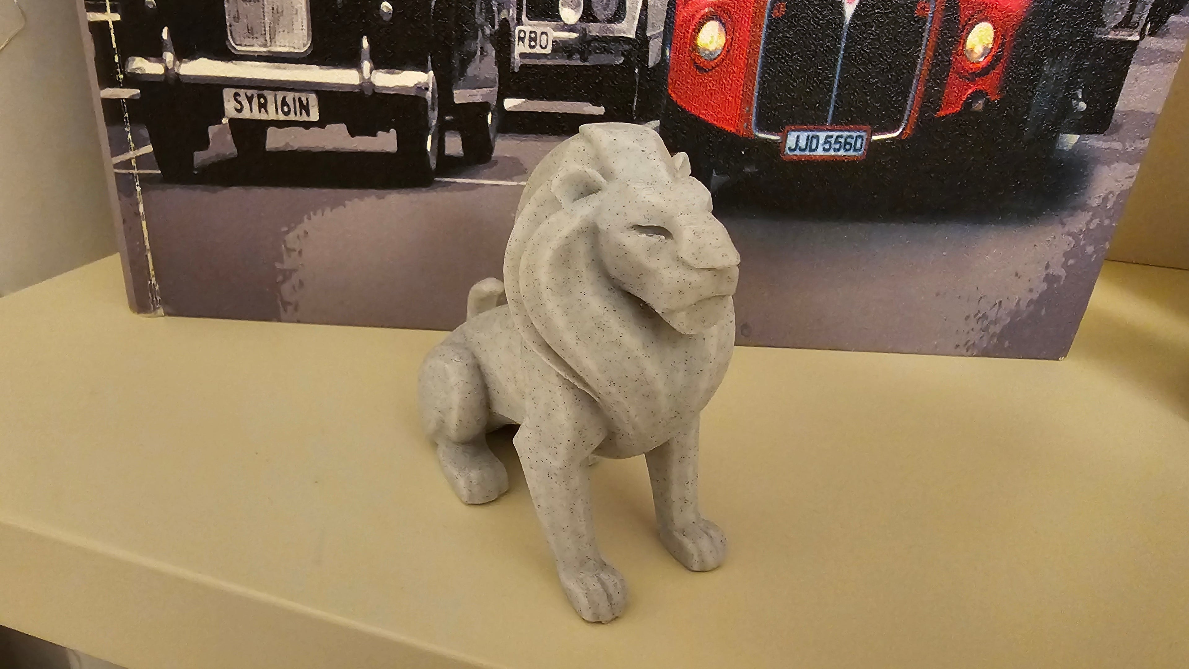 Lion sculpture