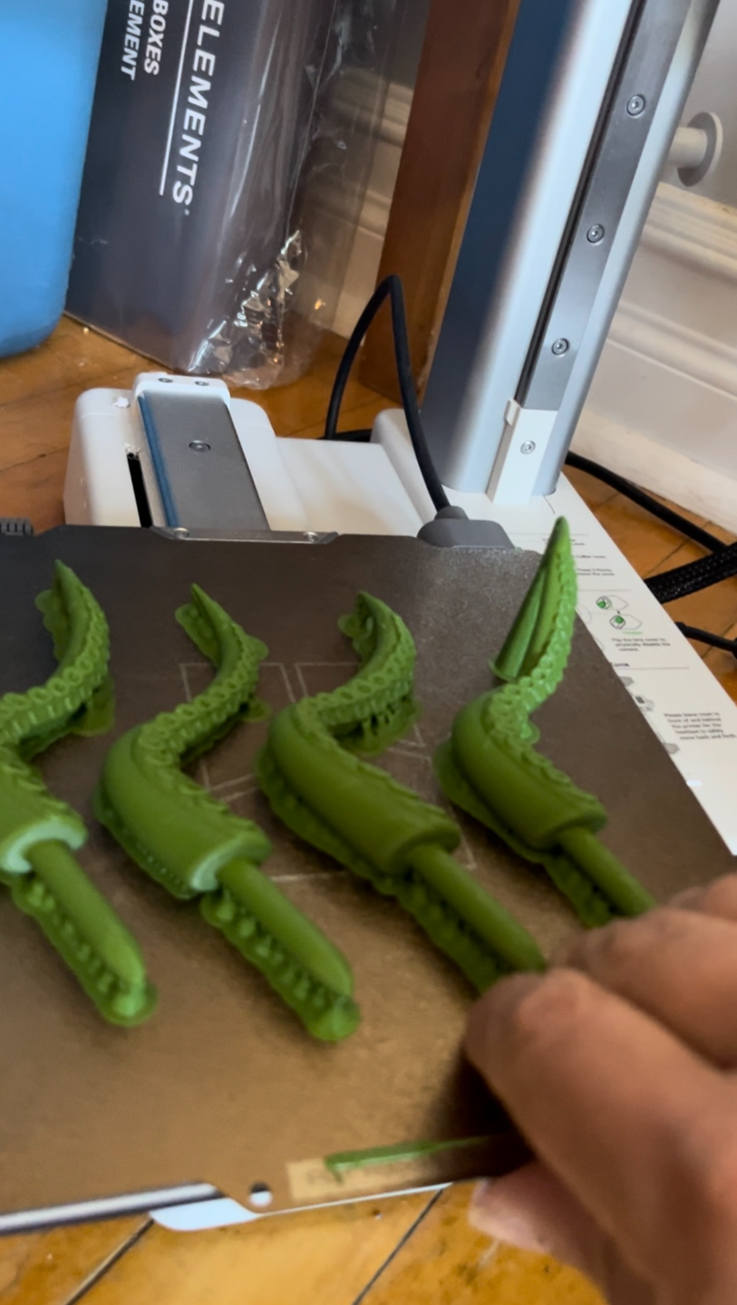 Octopus plant legs accessories