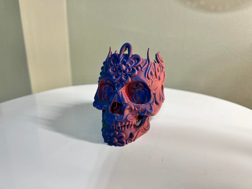 Dish- Sugar Skull Screws / nuts / parts Bowl