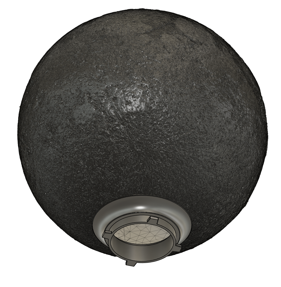 IKEA symfonisk base for SVS NASA Moon Globe
