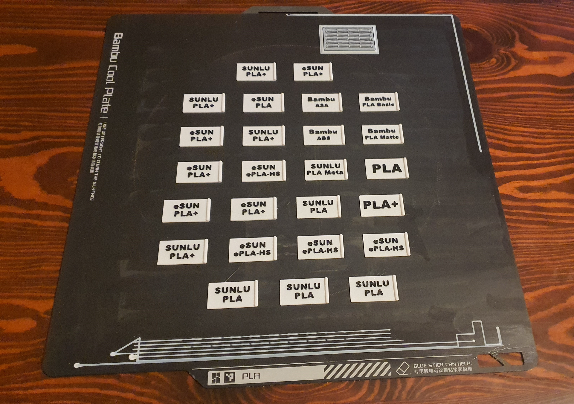 Filament Label Tag for Reusable Vacuum Bag