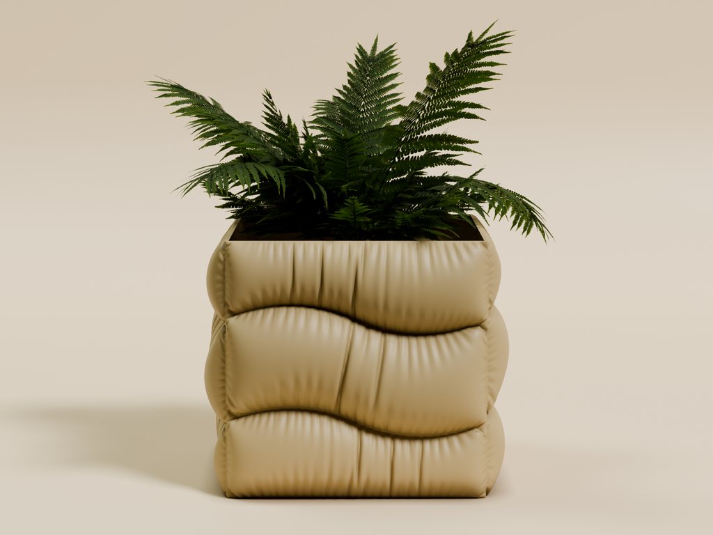 Cloth Plant Pot -Let's Get Wavy (Com. Lic.)