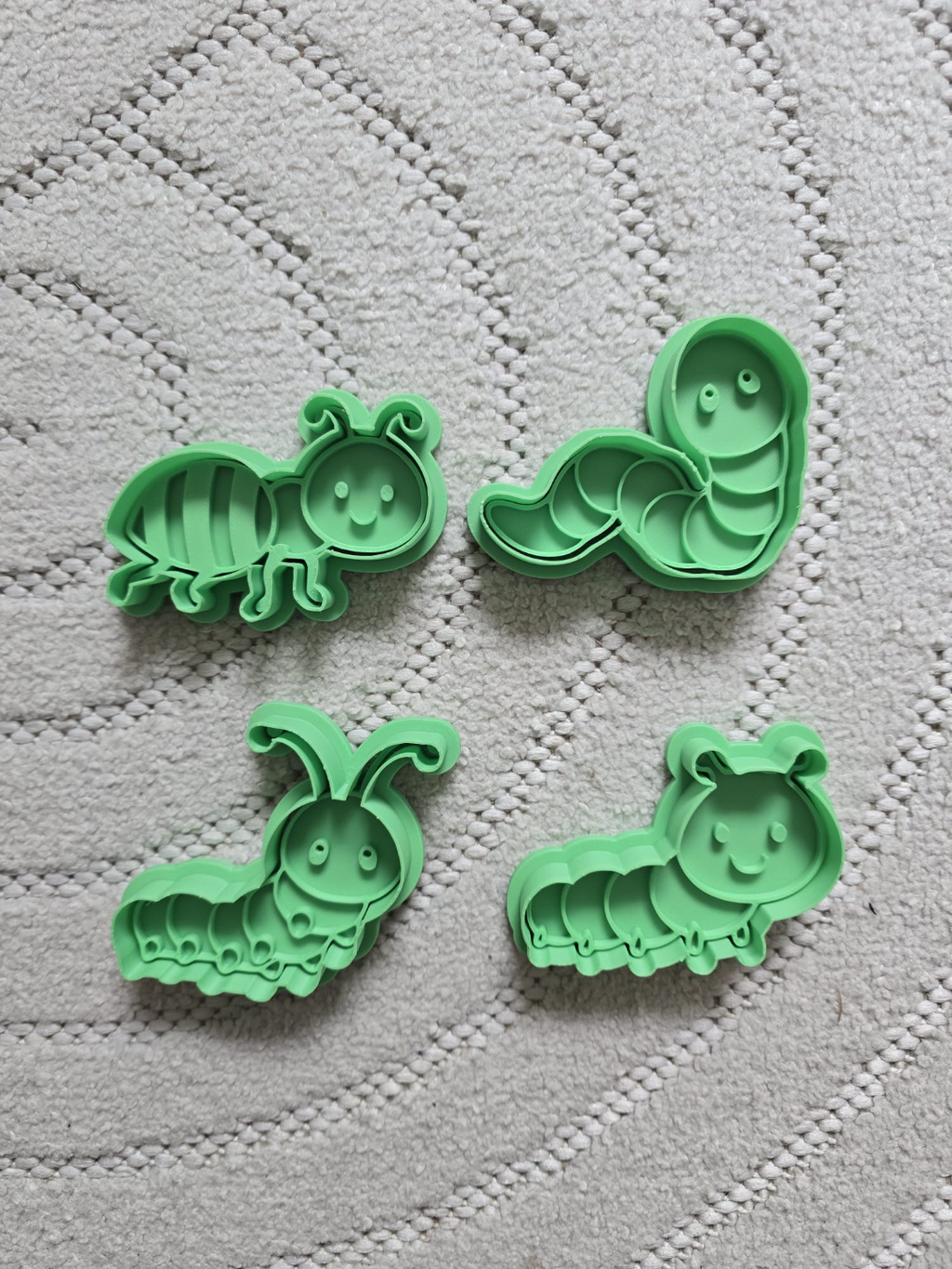 Cute Insect Cookie Cutter Playdoh Clay Animal Fun