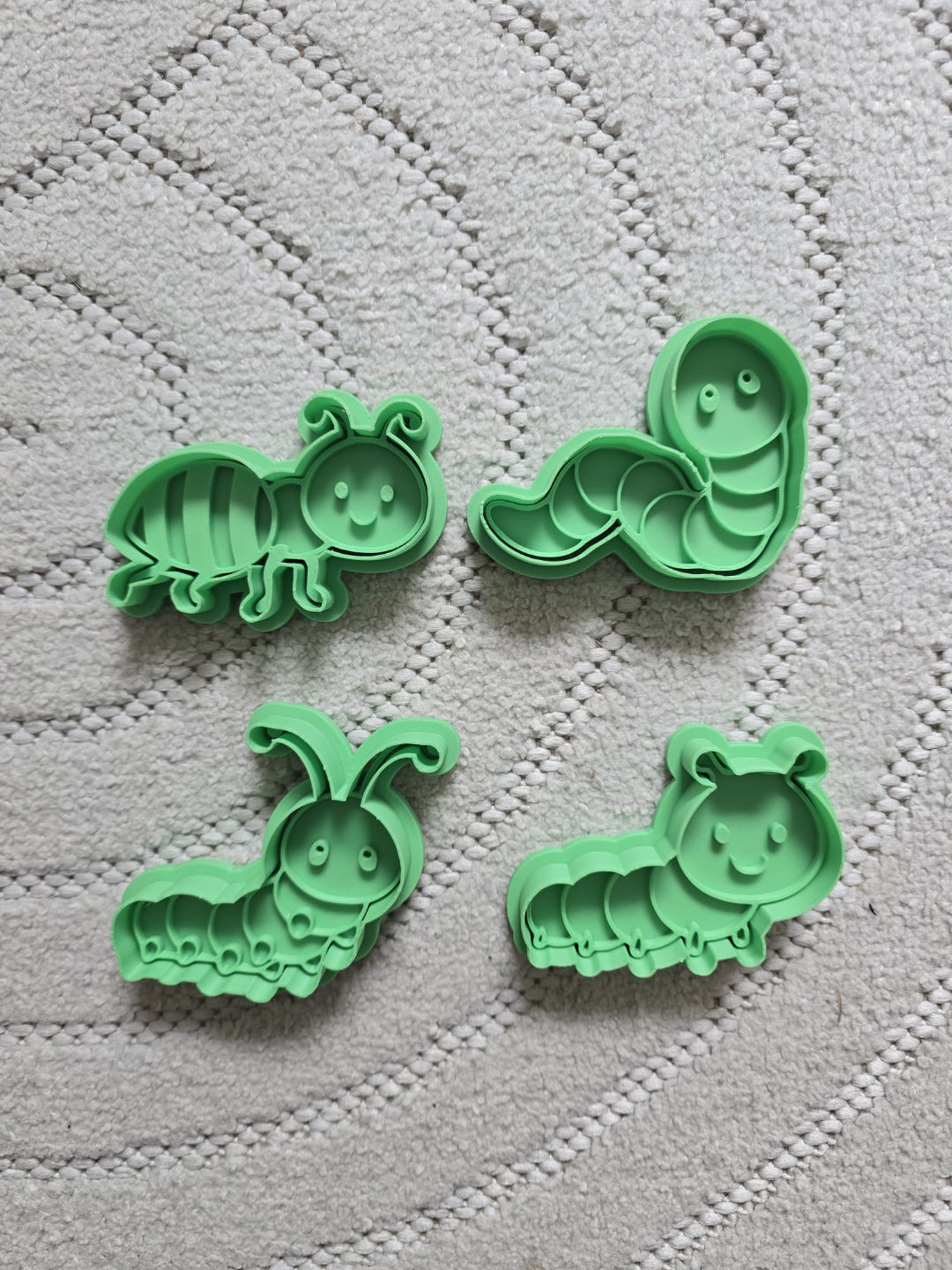 Cute Insect Cookie Cutter Playdoh Clay Animal Fun