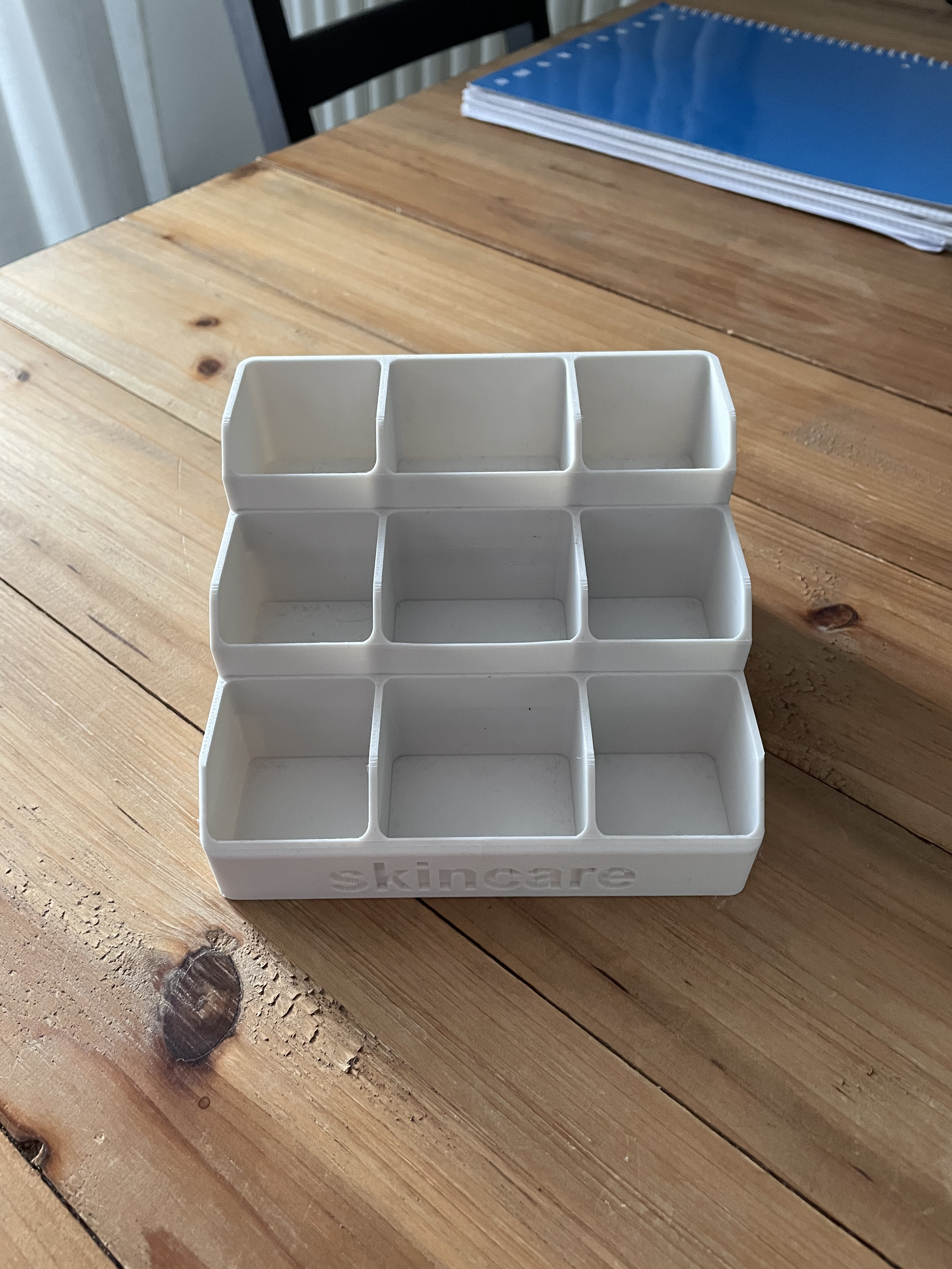 Skincare organizer