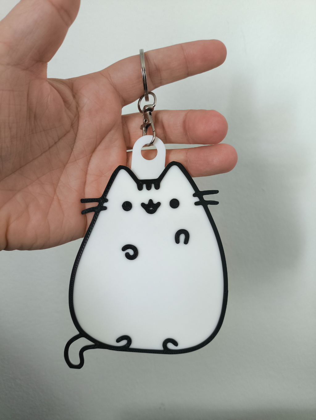 Keychain Pusheen meme cartoon