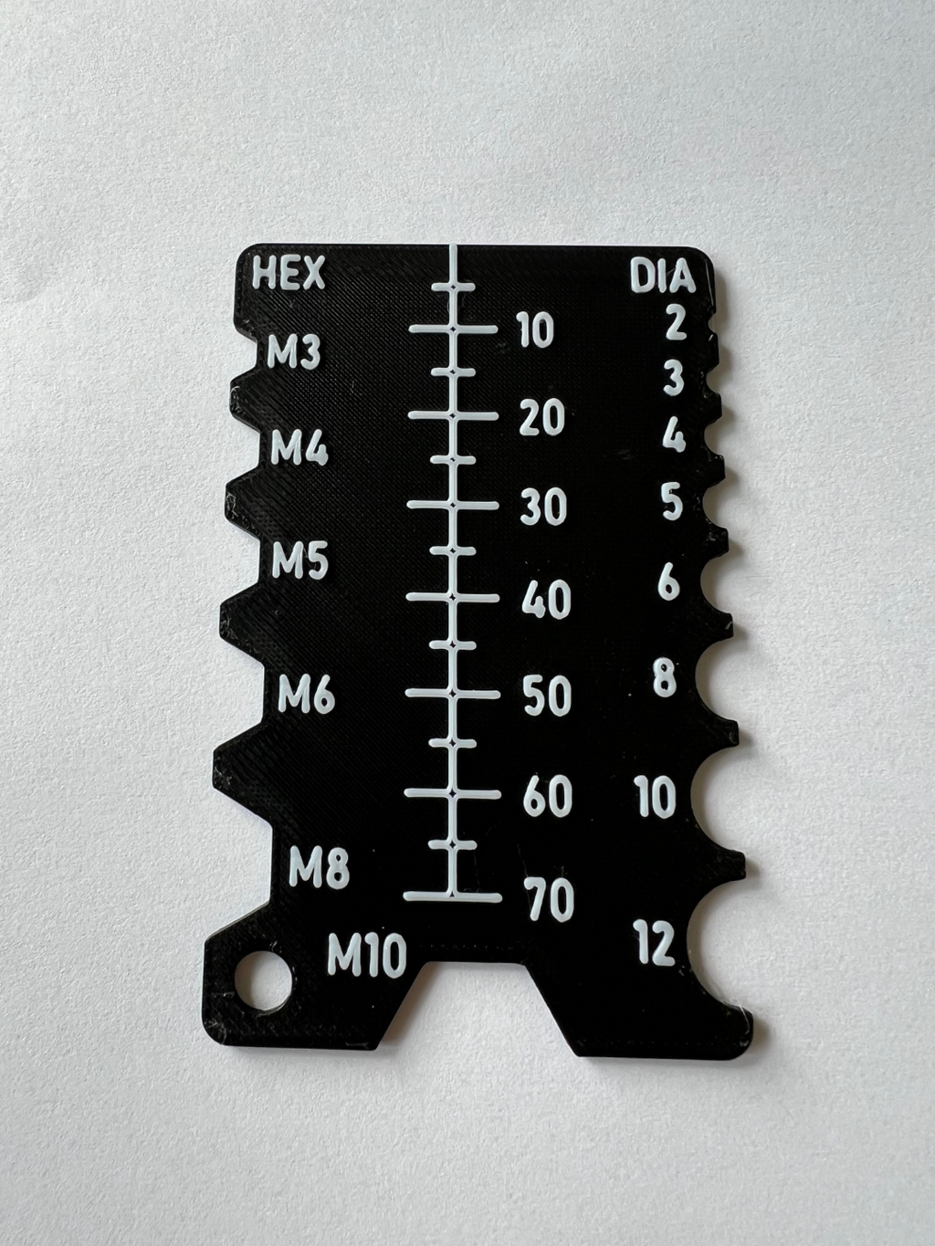 Card Bolt & Drill Gauge