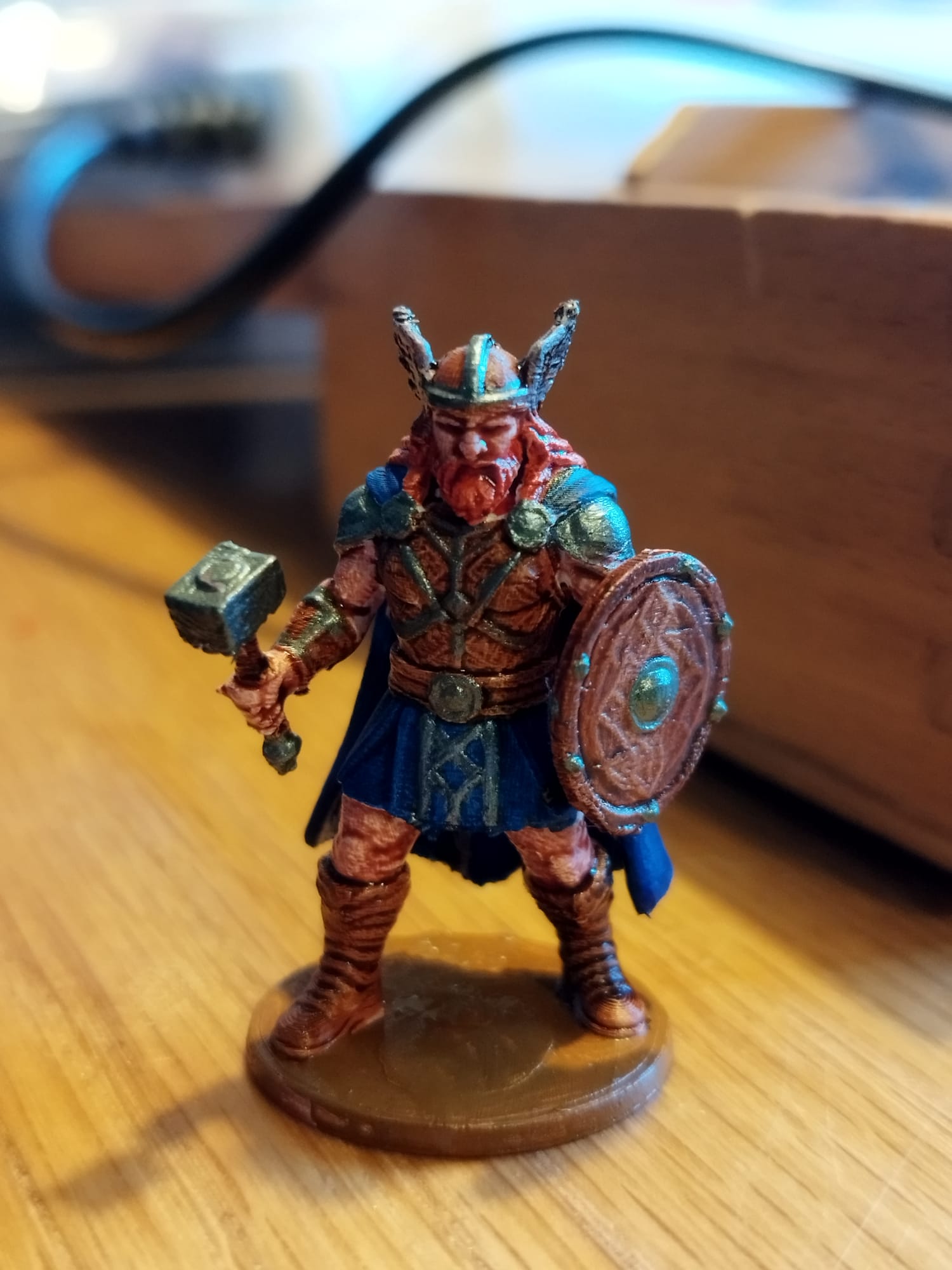 DnD Miniature Thor Viking God 28mm