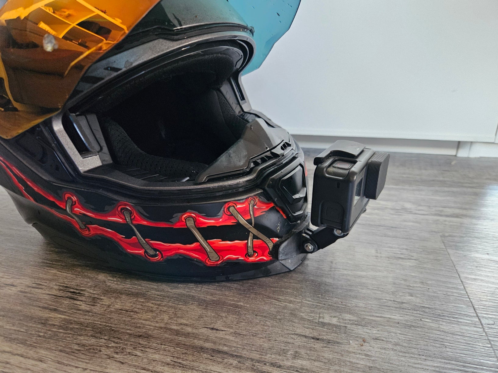 NEXX helmet GoPro holder