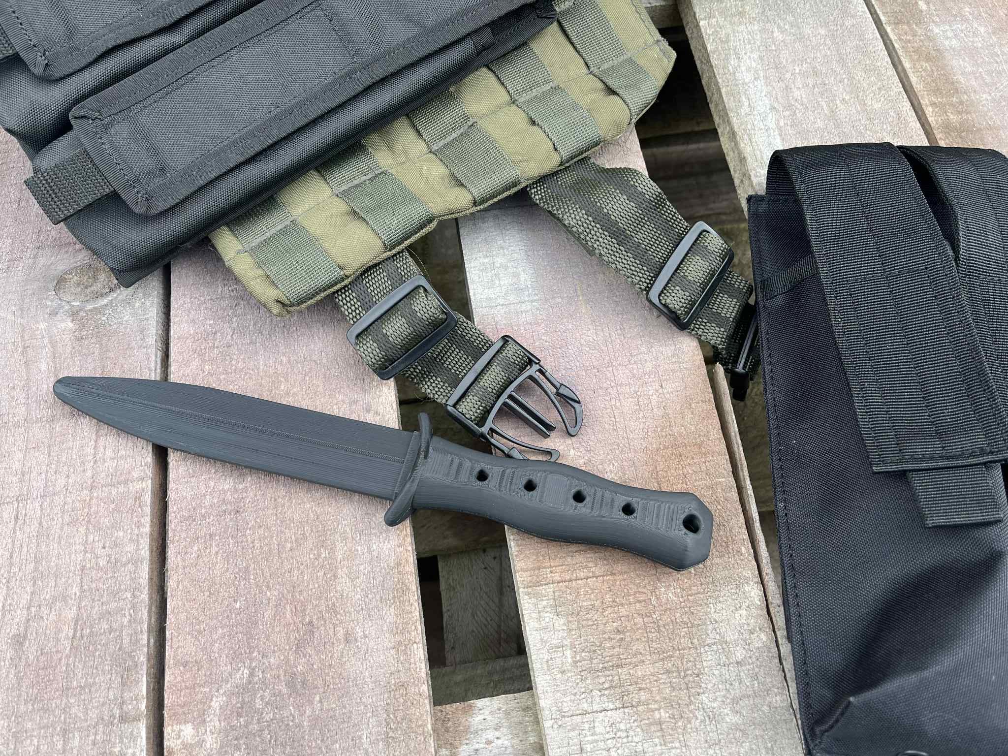 Training knife, airsoft, larp