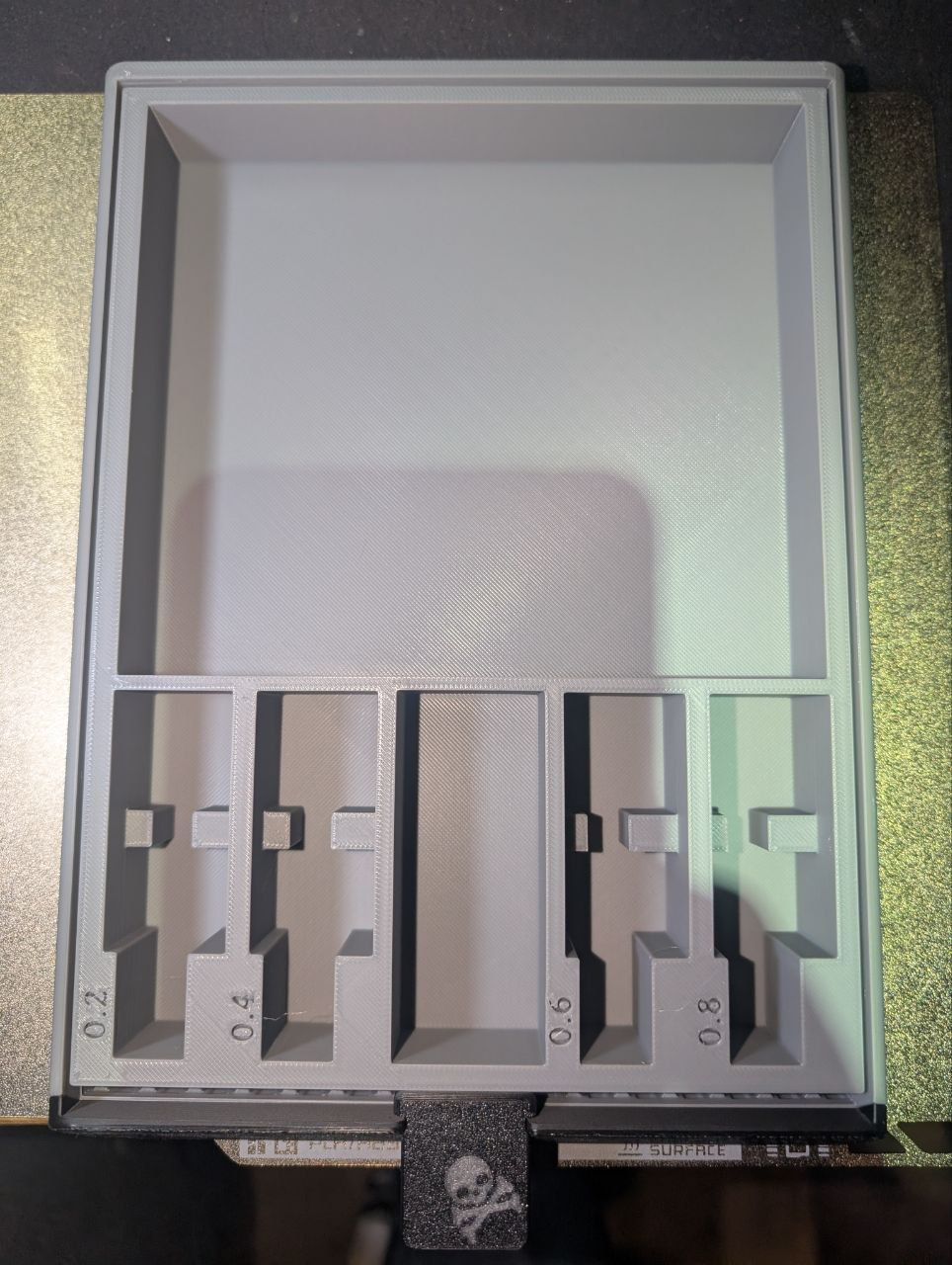 Full size X1C hotend insert 4 AMS Riser v2 drawer