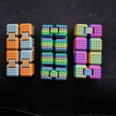 Textured Infinity Cube fidget