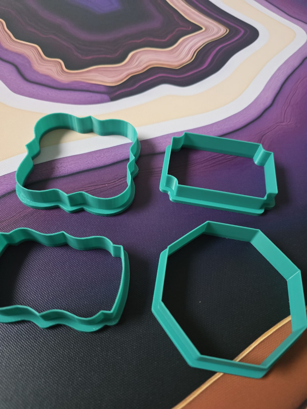 Shapes 4 Cookie Baking Cutter Tool Kitchen Frame