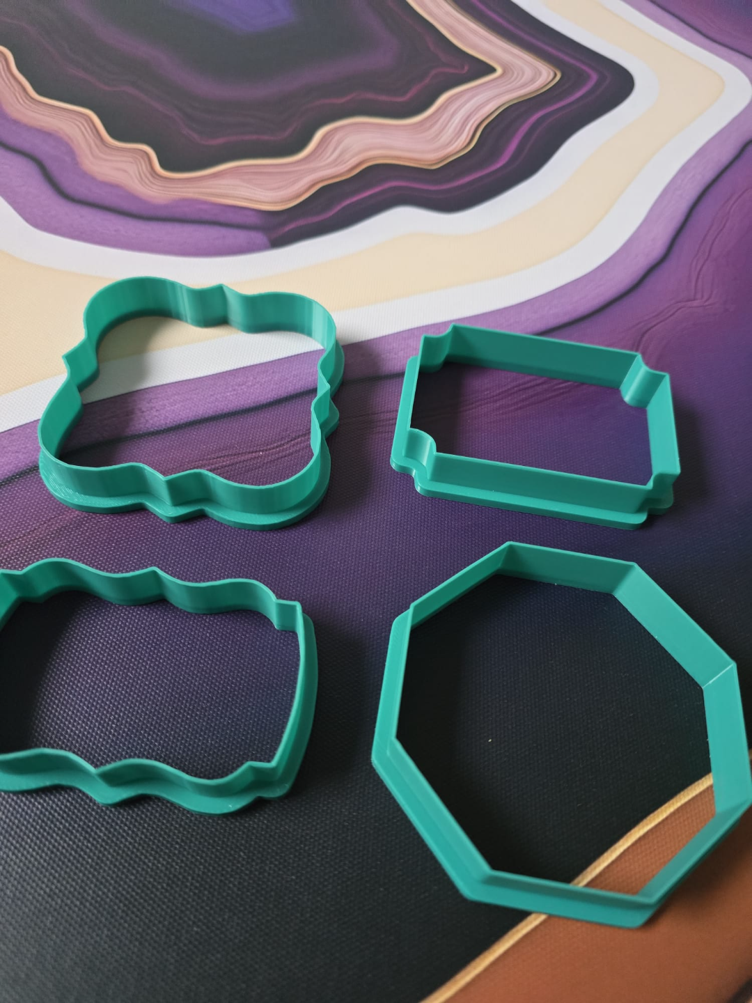 Shapes 4 Cookie Baking Cutter Tool Kitchen Frame