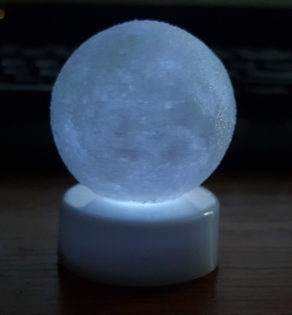 Mine moon lamp. ( 6 inches )