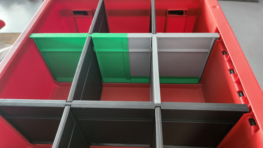 Long divider for 2-drawer Packout toolbox