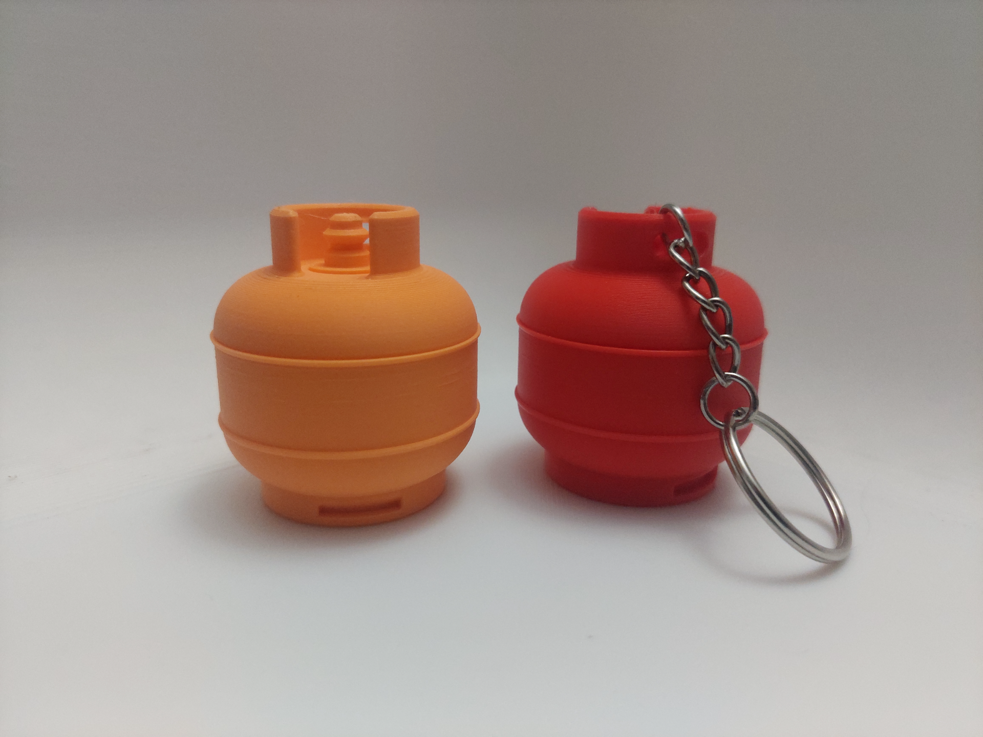 Gas Cylinder Stash Keychain