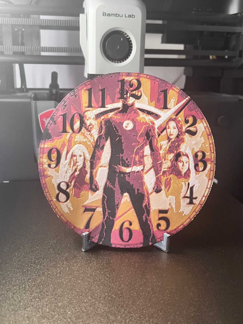 the flash hueforge clock face