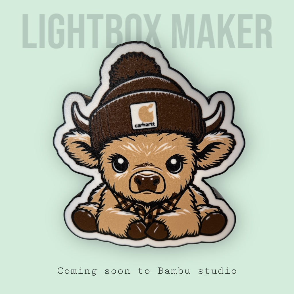 Highland Cow Lightbox