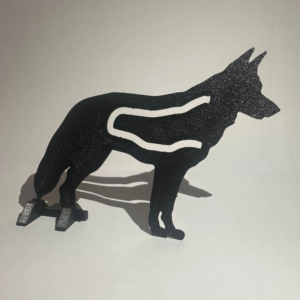 German Shepherd dog bookmark