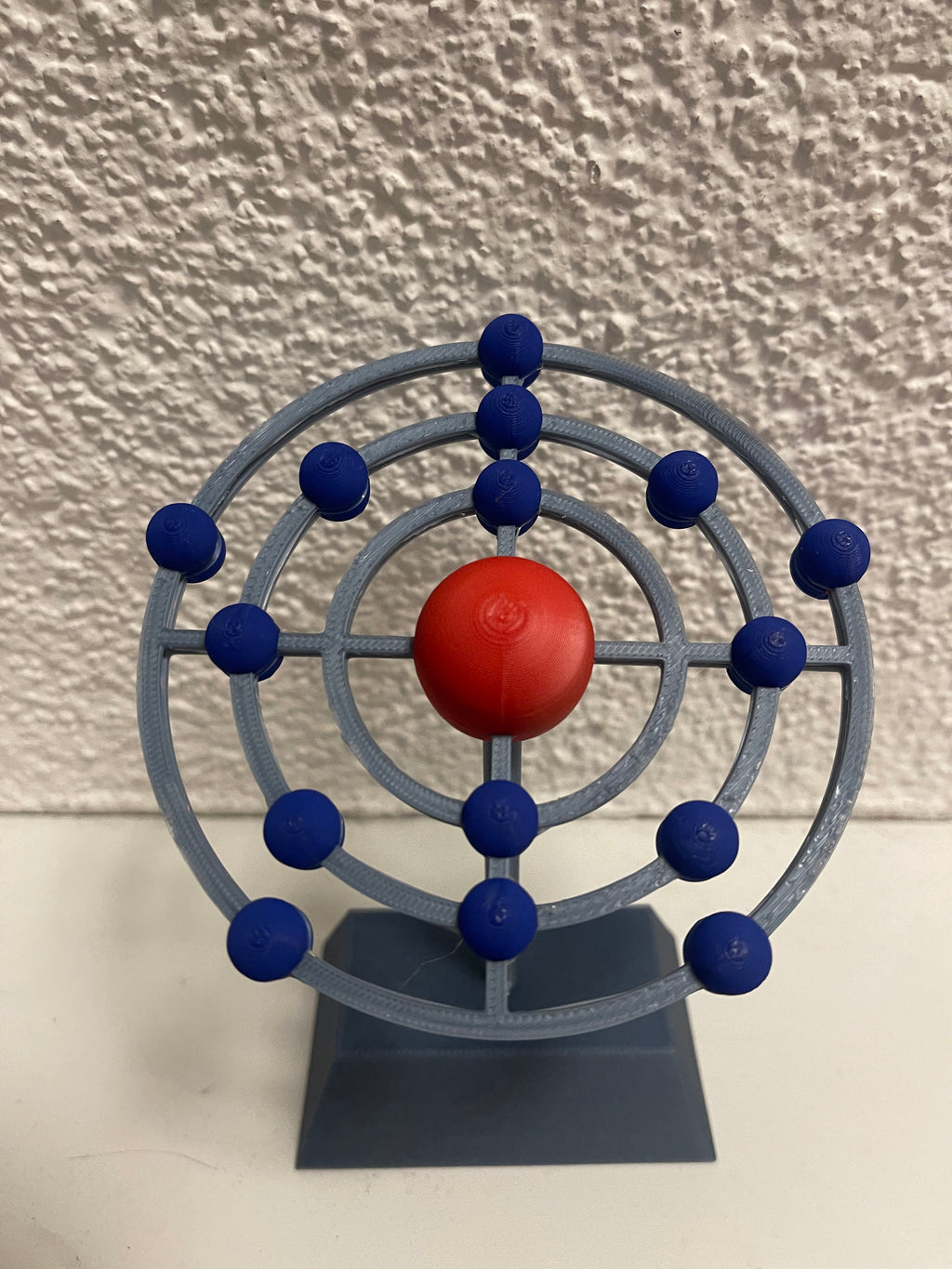 Phosphor Atom Model (Bohrsche Schalenmodell)