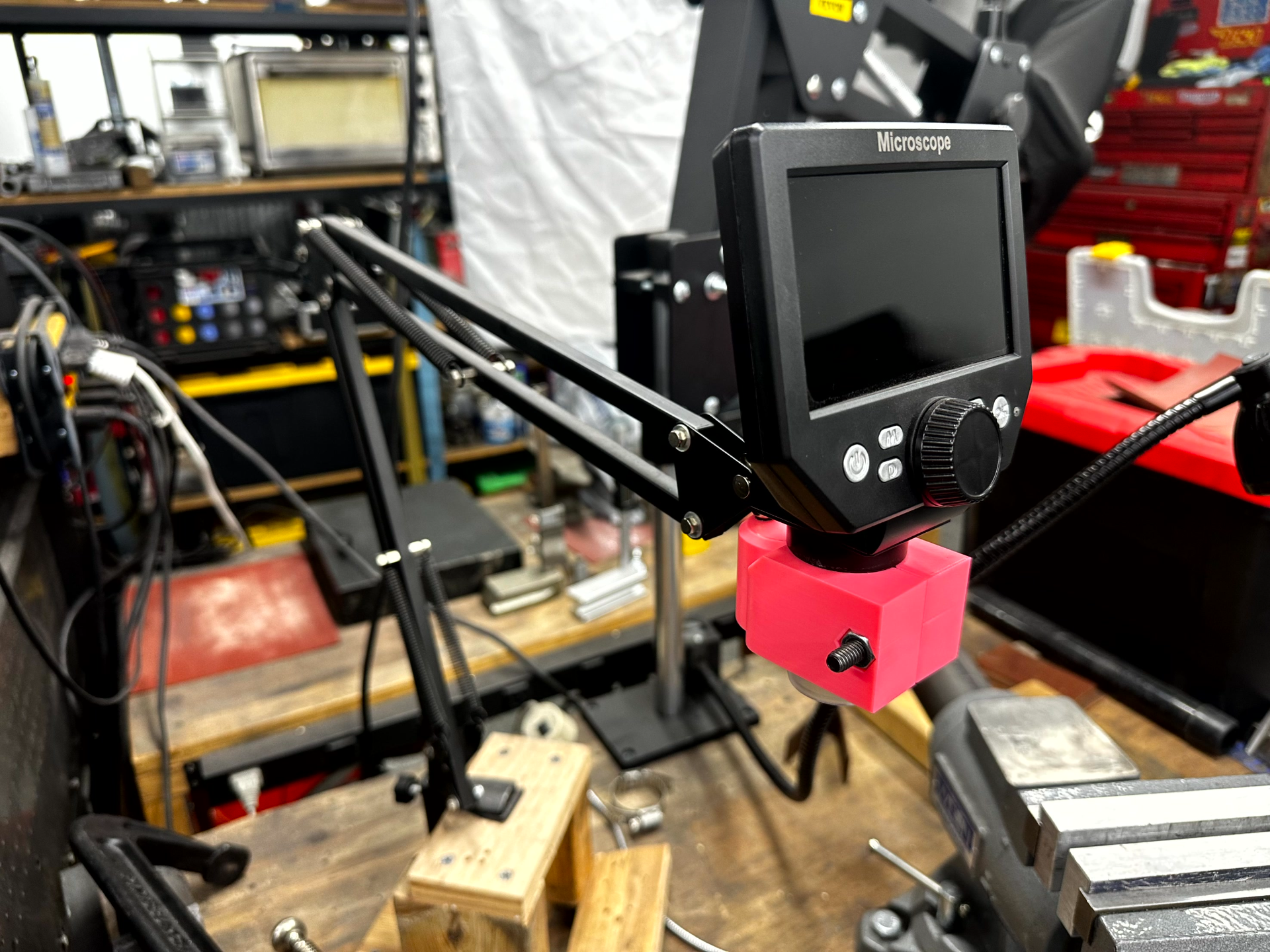 Mic Stand Microscope Holder / Attachment / Adaptor