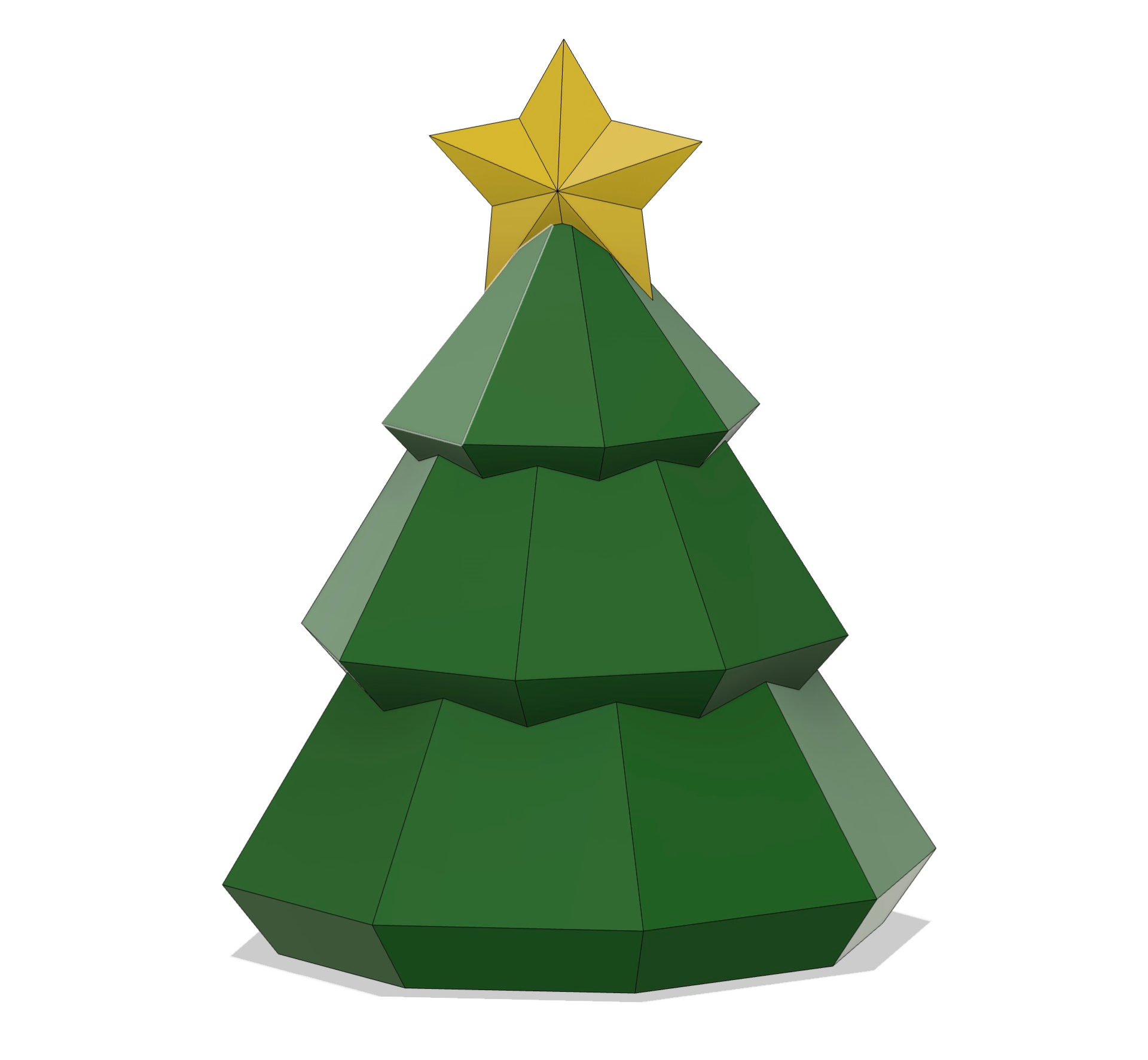 Christmas Tree with Star Lamp (LED Lamp Kit 001)