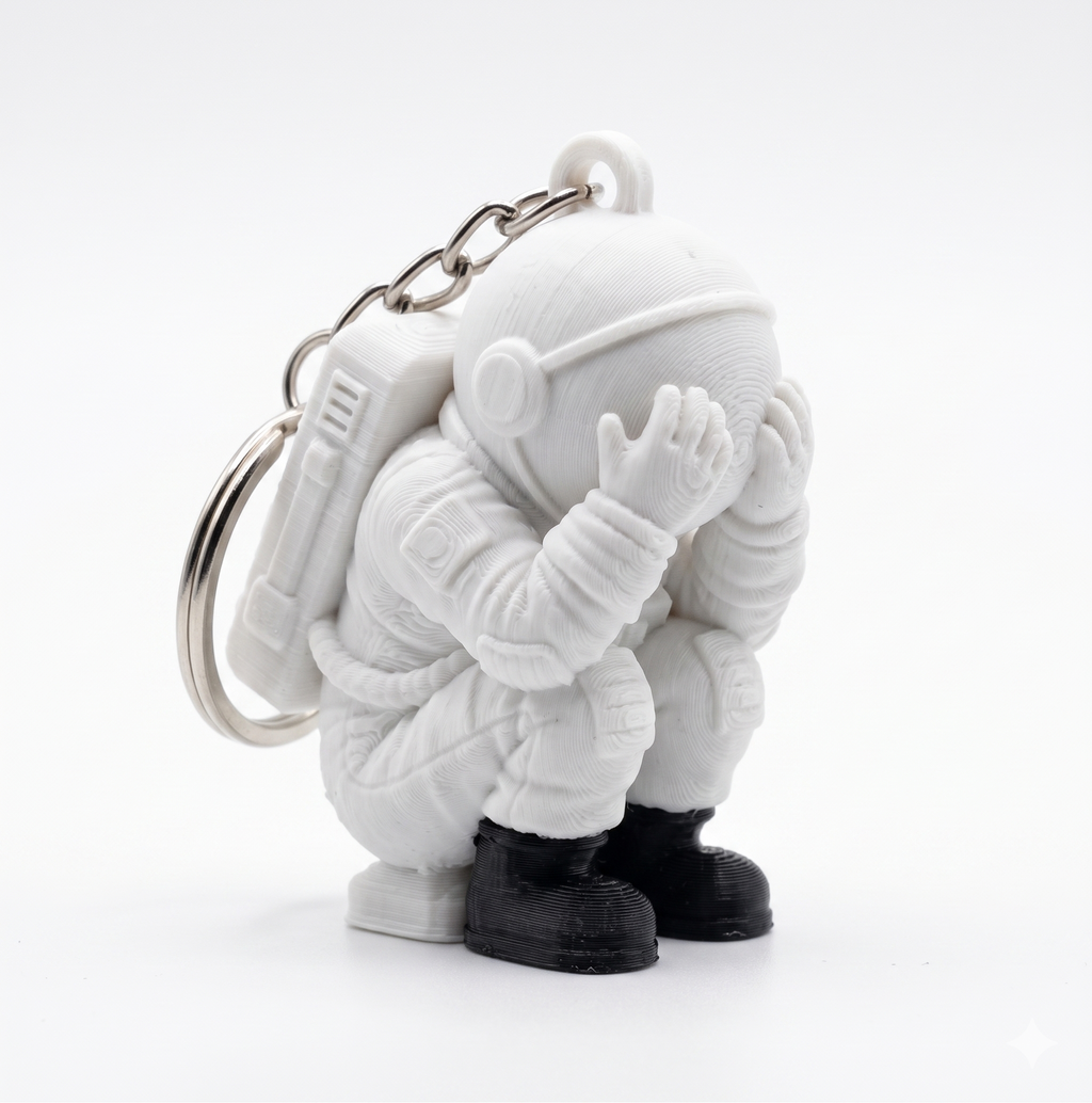 Despairing astronaut