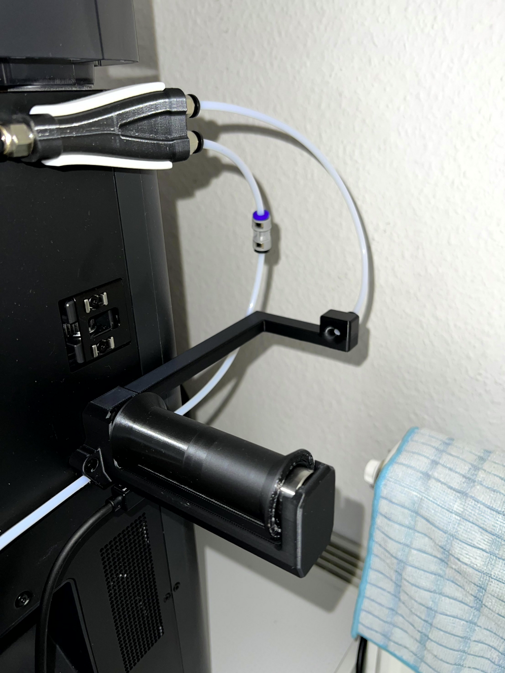 Spool Holder Roller Bambu with filament guide M10