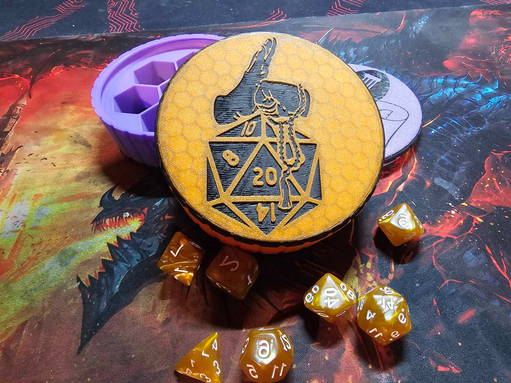 Monk's Sanctuary Dice Box with screw top lid