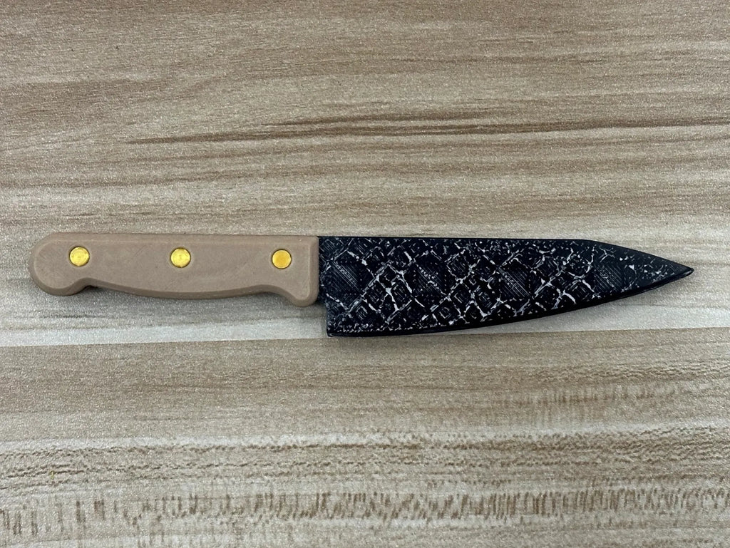 马赛克蛇纹/羽毛纹大马刀(木纹刀柄)——附带自定义纹路教程