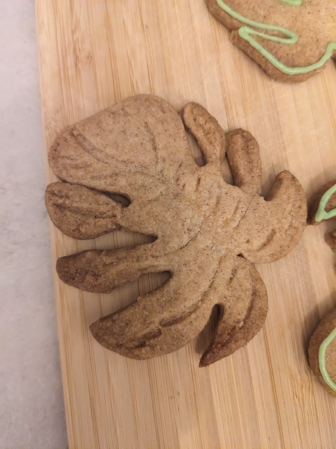 Monstera leaf cookie cutter