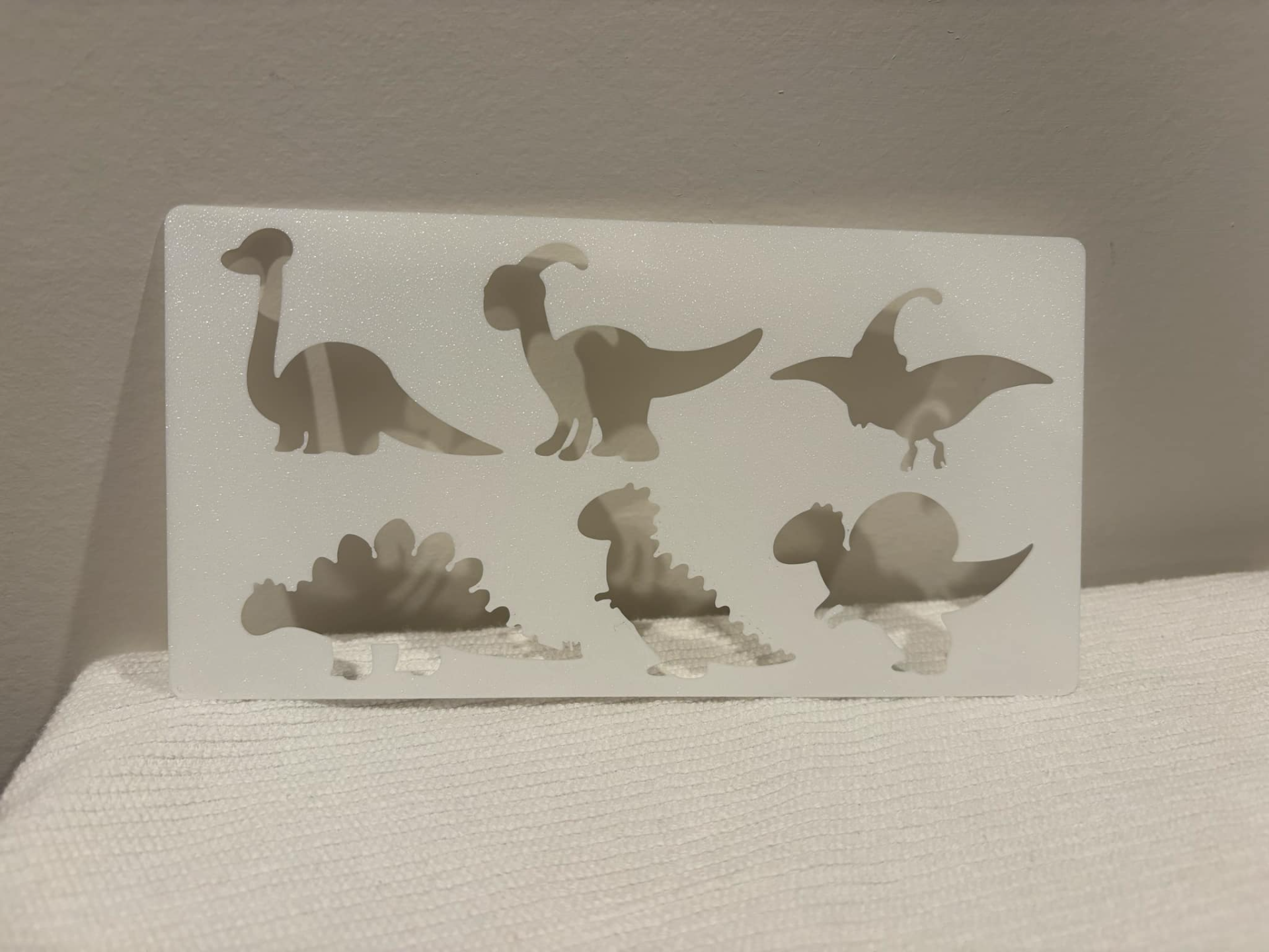 Dinosaur montessori stencil