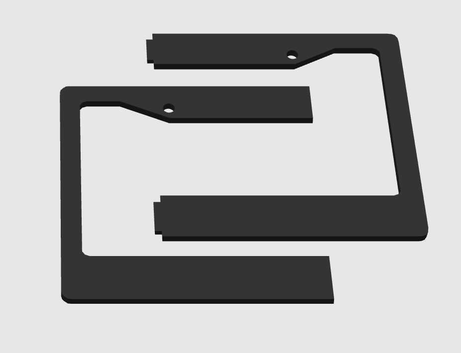 Blank License Plate Cover