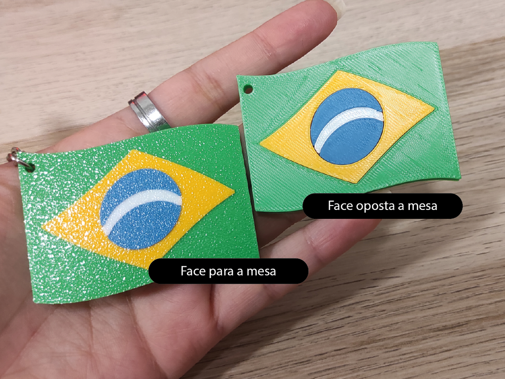 Chaveiro Brasil Multiparte - NO AMS