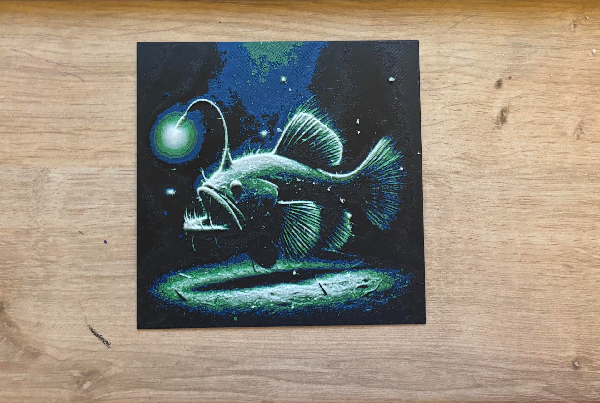 Hueforge of an Angler Fish