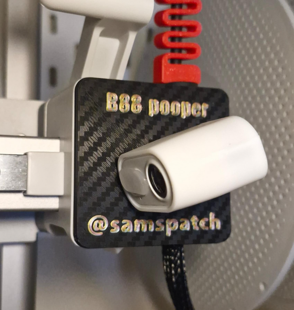 Bambu A1 Mini Camera relocation with custom text