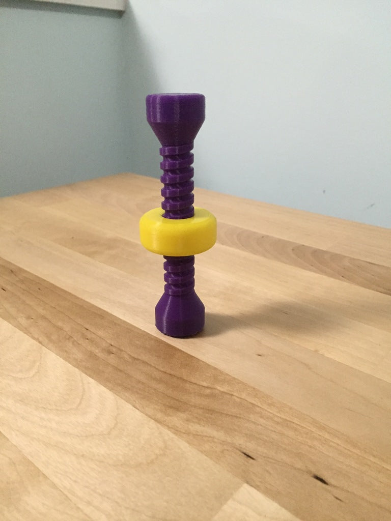 Captive nut puzzle