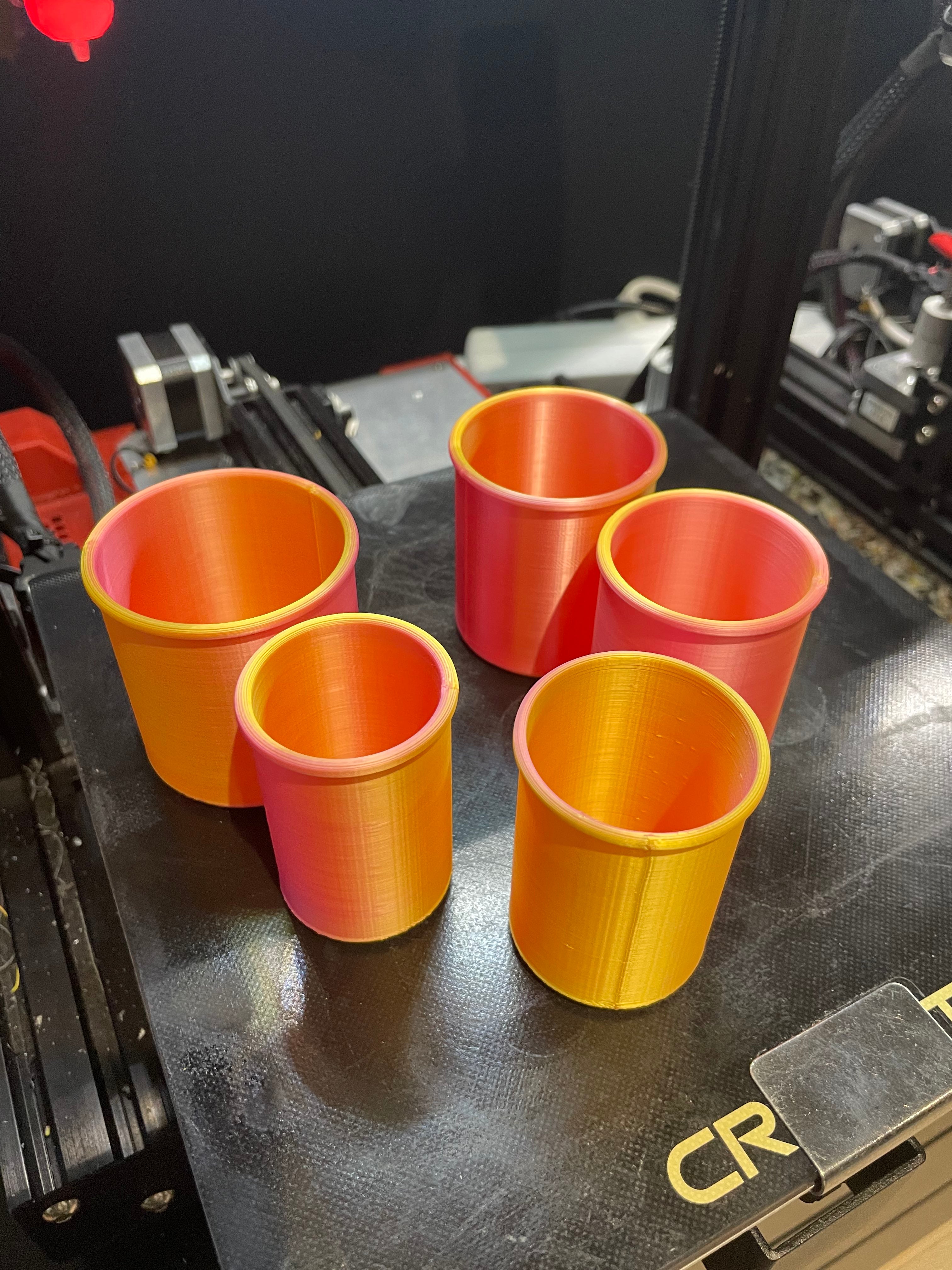 Stacking cups for bunnies, small animals or babies