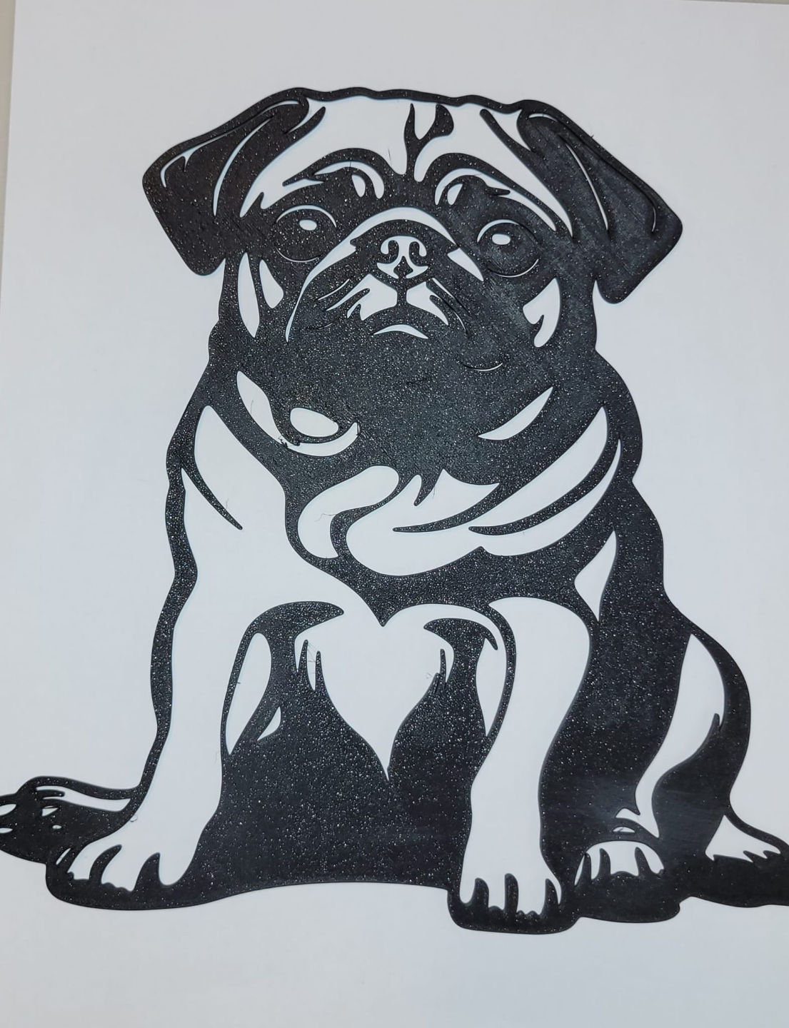 2D Pug Silhouette
