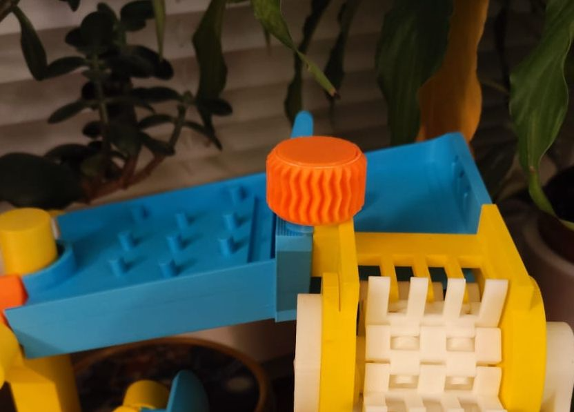 Fidget Connection Secure Cap for Marble Run Kit